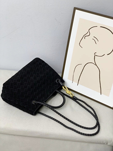 Bolso Tote Retro de Alta Gama en Cuero Genuino Tejido, con Hebilla de Cuerda Metálica Mate, Cierre Magnético Ligero y Gran Capacidad - Product Image 6