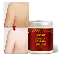 Gommage corporel biologique édition limitée Noël Nettoyage en profondeur des soins de la peau Huile de graines de jojoba Camellia Sinensis Exfoliation douce