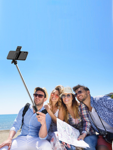 Telefono cellulare selfie stick stand Tiktok dal vivo integrato telescopico portatile fotografia pieghevole treppiede - Product Image 5