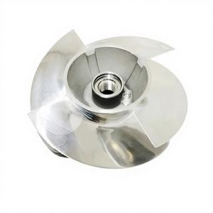 TAIWAN SUNITY Marine Boat 4-Tech PWCs SR-CD-12/20 Impeller d'eau certifié SOLAS argenté haute efficacité 155,5 mm pour jet ski - Product Image 1