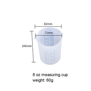 खाद्य ग्रेड सिलिकॉन मापने वाला कप 100 मिलीलीटर क्षमता गर्मी प्रतिरोधी और पर्यावरण के अनुकूल डिशवॉशर सुरक्षित - Product Image 6
