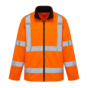 Chaqueta de Seguridad de Alta Visibilidad Reflectante, Impermeable, de Poliéster, Uniforme de Trabajo, Personalizable, ODM, Abrigo de Advertencia Industrial - Product Image 1
