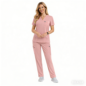 42384 Unisex <strong>Scrub</strong> Sets Woven Fabric Hospital Use Sport Formal Designer Clothes - Product Image 1