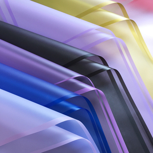 热卖奢华防水韩版花卉包装纸床单情人节半透明素色花卉包装纸 - Product Image 4