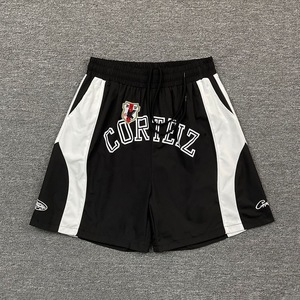 Shorts de sport pour homme style <span class=keywords><strong>Corteiz</strong></span>, séchage rapide, en mesh, pour basketball, taille élastique, color block, streetwear, décontracté, pour la course à pied - Product Image 5