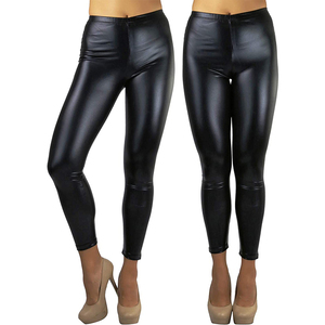 En gros Nouveau Style Sexy Leggings <span class=keywords><strong>Taille</strong></span> <span class=keywords><strong>Basse</strong></span> Femmes Skinny Pantalon <span class=keywords><strong>Simili</strong></span> <span class=keywords><strong>Cuir</strong></span> - Product Image 1