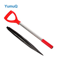 YumuQ Acier Inoxydable Hiver Pêche Sur Glace Spéléologie Pick Point Ciseau Outils Avec Poignée En Mousse Antichoc