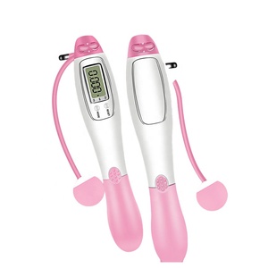 <span class=keywords><strong>Corde</strong></span> à <span class=keywords><strong>sauter</strong></span> sans fil réglable antidérapante d'enregistrement d'exercice de <span class=keywords><strong>calorie</strong></span> d'affichage en gros - Product Image 2