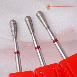 Fraise diamantée à tête ronde pour le traitement des cuticules et des bords des ongles, idéale pour la préparation à la manucure russe - Product Image 4