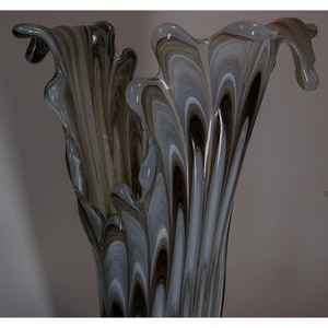 Vase à fleurs en verre Tammaro Home d'excellente qualité italienne pour décorer la maison dans un style unique Collection Vanessa - Product Image 2