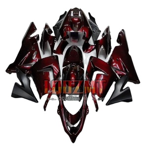 Corps OEM pour KAWASAKI vin rouge <span class=keywords><strong>NINJA</strong></span> ZX <span class=keywords><strong>1000</strong></span> CC 10 R 10R ZX10R 04 05 50No.3 ZX1000 ZX-10R <span class=keywords><strong>2004</strong></span> 2005 Kit de carénages d'injection - Product Image 1