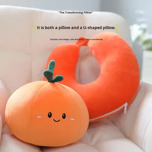 Creative <strong>U</strong>-Shaped Dual-Purpose Memory Foam Neck <strong>Pillow</strong> Deformable Two-In-One Office Nap <strong>Pillow</strong> with Particle Foam - Product Image 3