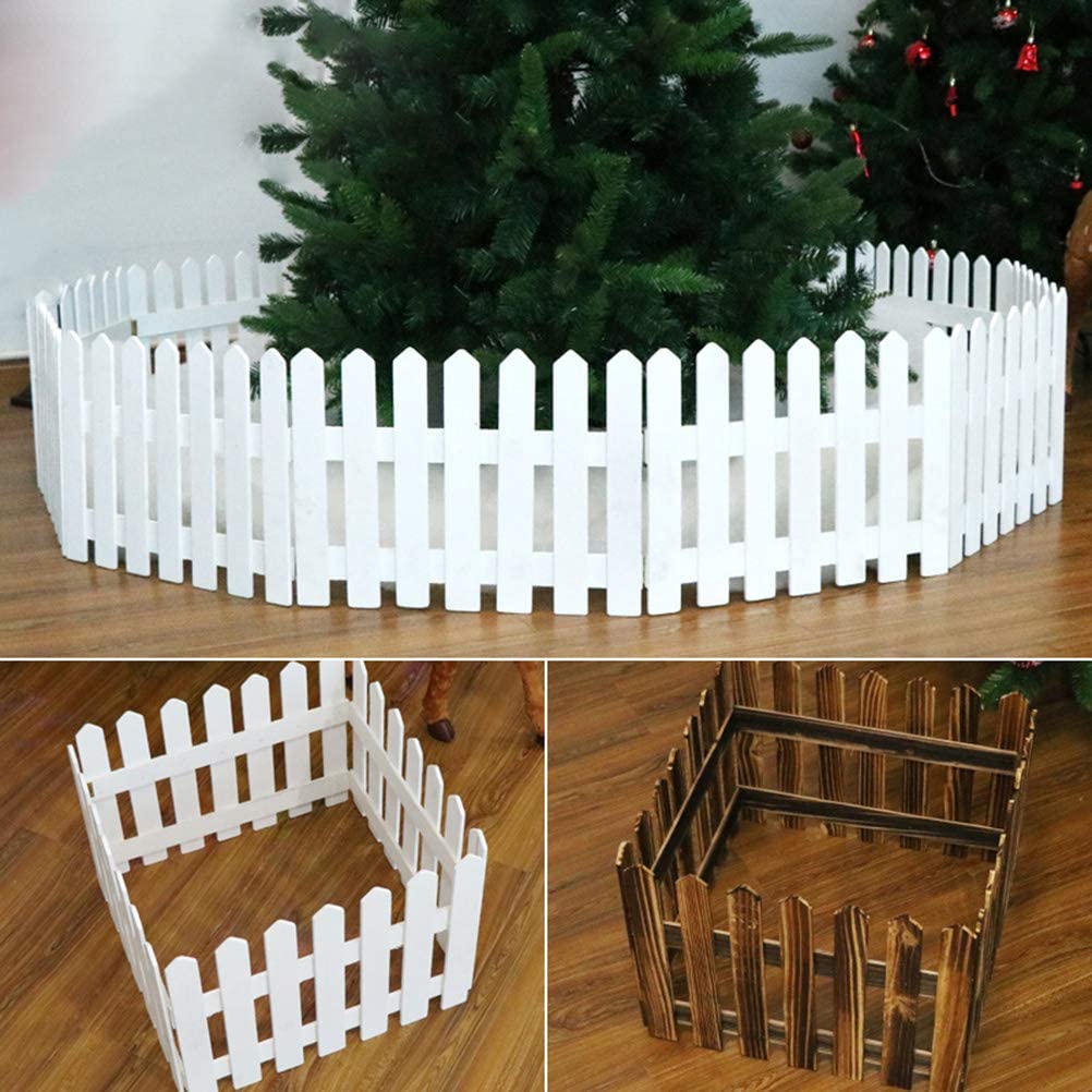 Recinzione Natalizia In Miniatura 90x5 Cm Con Luci LED – 3 Modalità, Per Presepe E Giardino Delle Fate
