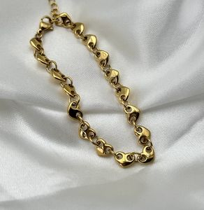 تصميم جديد بالجملة فريدة من نوعها قلادة مارينر بنفخة قلب قلب قلب قلب منتفخ عالية مصقول شخصية قلادة مارينر منتفخة - Product Image 5