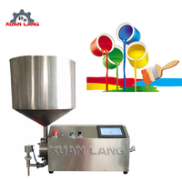 Machine de remplissage de servomoteur de Table avec pompe à piston pour pâte de viscosité/liquide/lotion/crème