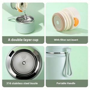 Bouteille isotherme en acier inoxydable doré de 500 ml, tasse personnalisée, thermos à double paroi, flacon sous vide, logo personnalisé - Product Image 4