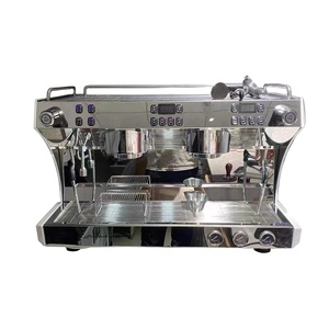 Machine à café italienne professionnelle de haute qualité, semi-automatique, deux machines à expresso automatiques - Product Image 3