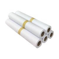 Rollo de papel plotter Cad blanco personalizado de 80g para prendas de vestir en uso de oficina