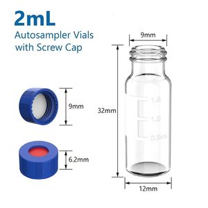 Glas mit Kunststoff träger Chromatographisch-Fläschchen Einsatz rohre in sätze für 1,5 ml <span class=keywords><strong>HPLC</strong></span>-Fläschchen - Product Image 5