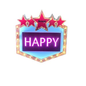 LED Scrolling <b>Letter</b> Screen Rectangle Acrylic Frame Full Color <b>Light</b> Box Sign For Bars And KTVs Freestanding Display Stand - Product Image 5