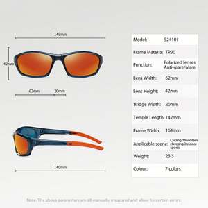 Gafas de Sol Plegables TR90 de Moda para Hombre y Mujer 2025 con Logotipo Personalizado, Gafas de Sol Polarizadas Plegables con Protección UV400 para Ciclismo - Product Image 6