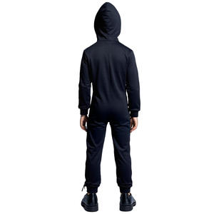 Mono de Halloween con capucha fantasma esqueleto disfraz para niños blanco que brilla en la oscuridad Cosplay inspirado en TV y película <span class=keywords><strong>estilo</strong></span> largo - Product Image 3