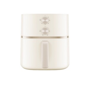 Friteuse à air 6L, panier unique rond, revêtement céramique, électrique, de comptoir, 1001-1500W, minuterie 60 min, plastique antiadhésif - Product Image 1
