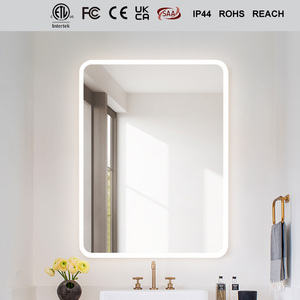 Nouveau <span class=keywords><strong>miroir</strong></span> intelligent NewThingLine <span class=keywords><strong>de</strong></span> forme rectangulaire moderne sans cadre <span class=keywords><strong>avec</strong></span> cadre moulé par injection pour les entrepreneurs en travaux publics - Product Image 1