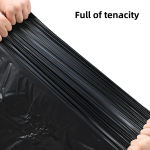 <span class=keywords><strong>Sac</strong></span> à ordures PE noir avec logo personnalisé, super grand emballage pliable de 55 gallons, compacteur de déchets de recyclage en plastique bon marché pour usage domestique - Product Image 3