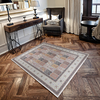 Tapis persans en boucle de polyester sur mesure, motifs floraux imprimés personnalisés, Alfombras pour la maison, tapis de prière