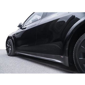 Jupes latérales en fibre de carbone style C pour Model Y 2018-2024 - Product Image 6