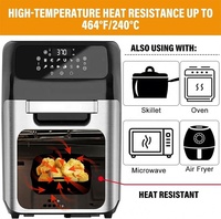 Inserts en silicone réutilisables pour friteuse à air, antiadhésifs, taille personnalisée, qualité alimentaire, sans BPA, écologiques, résistants à la chaleur, directement de l'usine