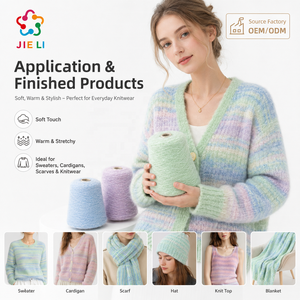 <span class=keywords><strong>Fil</strong></span> à <span class=keywords><strong>tricoter</strong></span> <span class=keywords><strong>fantaisie</strong></span> extensible 1/9NM en polaire Molly, mélange 31% laine, polyester, nylon, élasthanne, pour pull oversize d'hiver - Product Image 2
