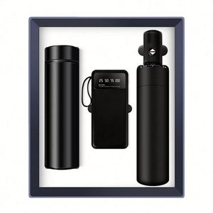 Set de Regalo Corporativo de Lujo 2025: Termo 3 en 1, Masajeador de Cuello, Batería Externa con Soporte para Teléfono - Product Image 5