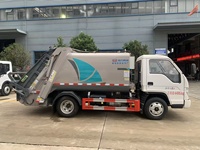 Camion à ordures compacteur Foton Small 4X2 4,5m3, mini camion de collecte des déchets
