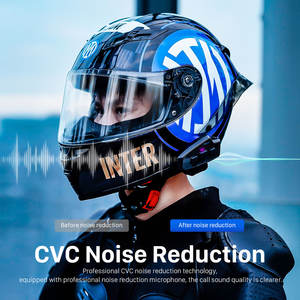 2 piezas Fodsports FX10C motocicleta comunicador intercomunicador persona infinita casco auriculares intercomunicador para motociclistas esquiadores - Product Image 6