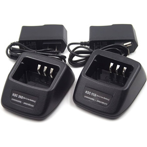 <b>Two</b> <b>Way</b> <b>Radio</b> KSC-35S Fast Rate Desktop Single Unit Charger for Kenwood TK3207 TK3407 U100D <b>Radios</b> - Product Image 4