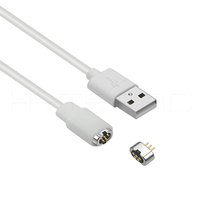 Cable de Carga y Datos Magnético USB A HYTEPRO M553 con 5 Pines Pogo, Cable Redondo de TPE de 2A para Dispositivos IoT y Electrónica de Consumo Portátil