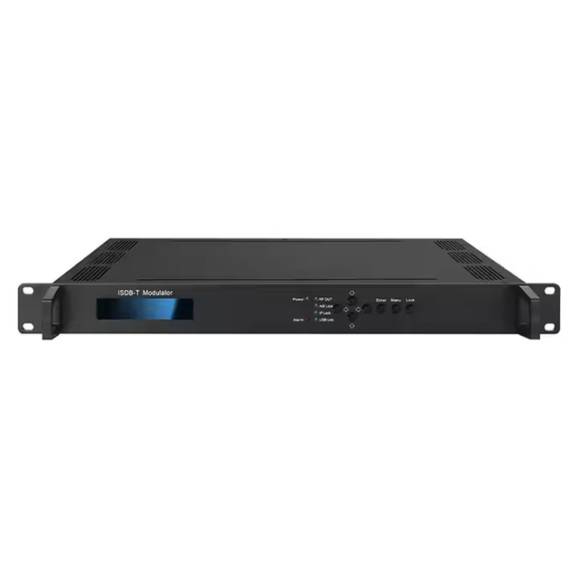 8 1 Digital TV Headend System H.264 HD DVB-T ISDB-T Multiplexing Video Encoder Modulator IP Input Fiber Optic Network Used FTTH