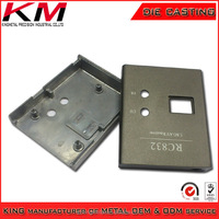 Boîte métallique de jonction électrique en alliage d'aluminium moulé sous pression IP67 personnalisée poudre industrielle étanche à la poussière pour l'extérieur