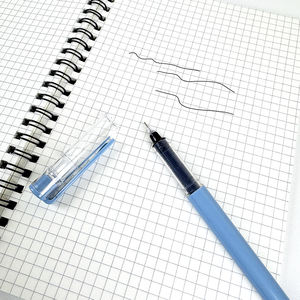 ANGO Morandi renk hızlı kuru 0.5mm iğne tüp jel kalemler Set düz sıvı plastik malzeme rulo tükenmez kalem kırtasiye malzemeleri - Product Image 6