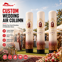 FEAFEAMONT Colonne Gonflable Pliable et Portable pour Décoration de Mariage et de Fêtes en Extérieur