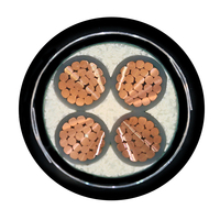 Câble en cuivre isolé en PVC, basse tension, multi-conducteurs, cordon 2 3 4 5 conducteurs, fil en cuivre 35mm2, câble en cuivre Xlpe, prix