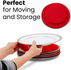 Coussinets de protection <span class=keywords><strong>pour</strong></span> casseroles et poêles en polyester de couleur personnalisée durable Protecteur à <span class=keywords><strong>induction</strong></span> résistant à la chaleur et à l'empilage Feutre noir - Product Image 6