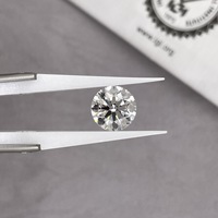 Diamante Redondo Cultivado en Laboratorio (Color D, Perforado con Láser) con Corte Excelente, Certificado IGI, Marca LANXIN para Joyería