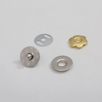 Vente en gros de 18mm sac à main fermeture or argent boucle magnétique fermeture magnétique bouton pression magnétique pour sac
