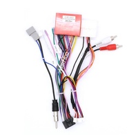 Radio Mobil Android Meihua 9-inci, Kabel Harness 16-pin, Adaptor RCA, Kabel GPS, Part Frame untuk Mazda 2 2007-2013