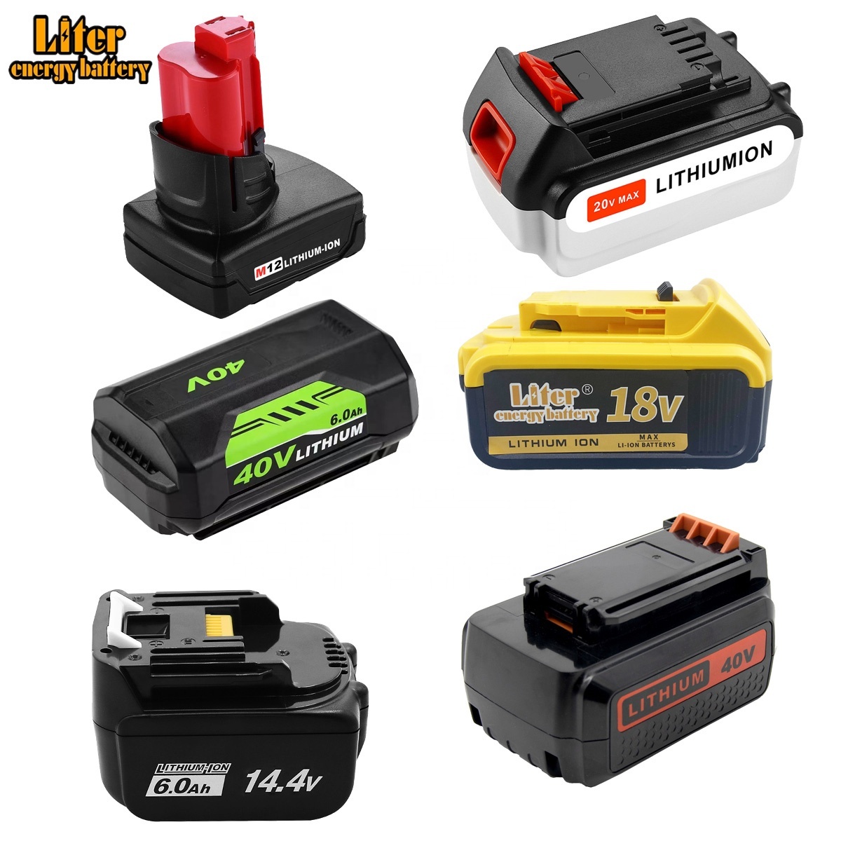 <strong>Battery</strong> Factory Lithium Ion <strong>Battery</strong> Pack <strong>12V</strong> 18V 21.6V 9V <strong>Battery</strong> 4.0ah 5.0ah 6.0ah <strong>Lipo</strong> for Power Tool Combo Kit Cordless Drill