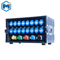 Équipement de scène Dj 16Ch 3 Phase Output Power Centro De Carga Distribution Rack Box