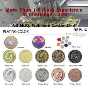 Monedas de Desafío Personalizadas, Redondas, con Grabado en Relieve, Esmaltadas y Niqueladas - Moneda Conmemorativa de Recuerdo, Reproducción Personalizada - Product Image 5